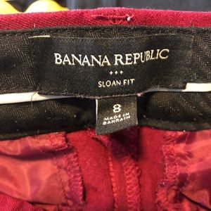 Banana Republic Pants - Banana Republic Maroon Sloan Pants Banana Republic Pants - Banana Republic Maroon Sloan Pants